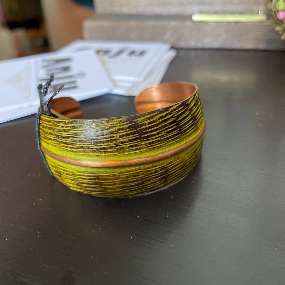 Copper bracelet by Anju